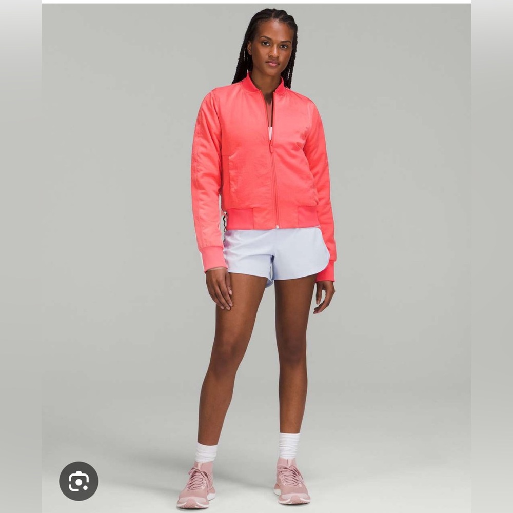 NWOT Lululemon Non-Stop Bomber Jacket in Pale Raspberry